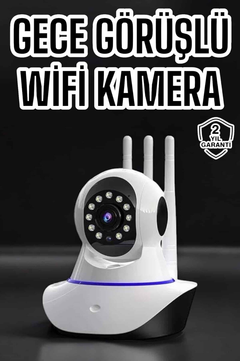 Ev Kamerası Wifi Kamerası Video Kayıt Çift Yönlü Hareket Sensörü Bebek