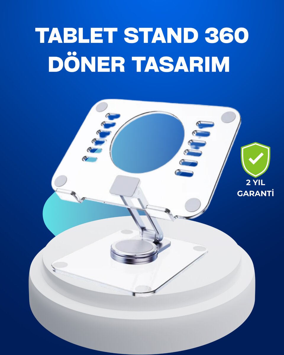 Katlanabilir Kaymaz Tablet Standı