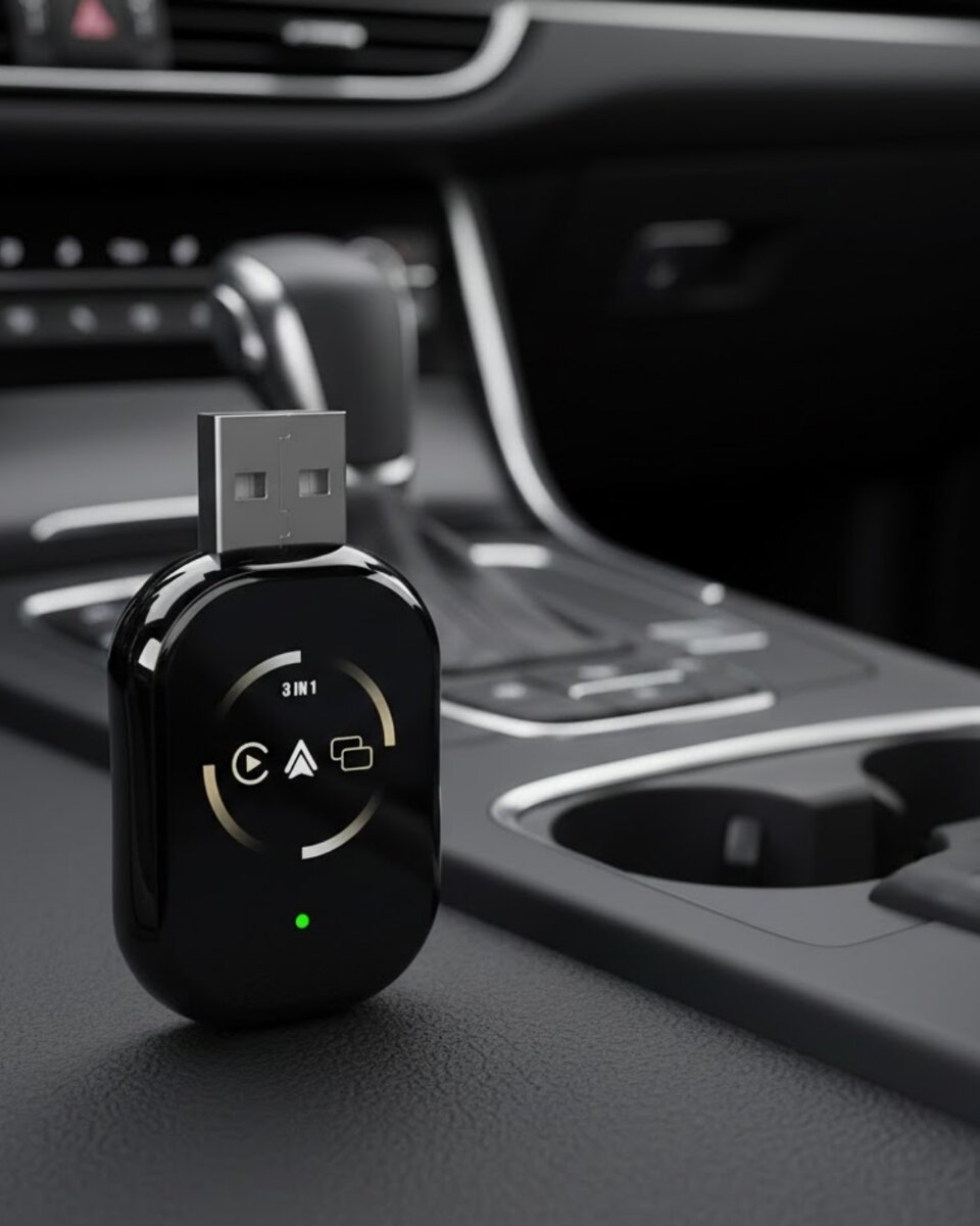 CarPlay Destekli Araçlar İçin Kablosuz Android Auto Dönüştürücü