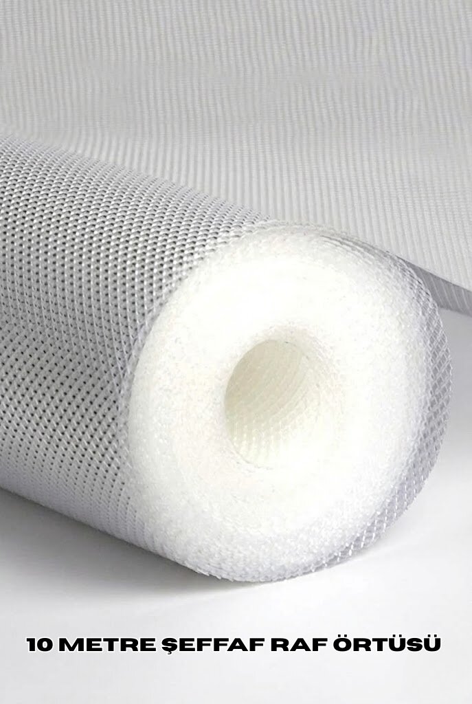 10 Metre Şeffaf Silikonlu Kaymaz Çekmece İçi Düzenleyici