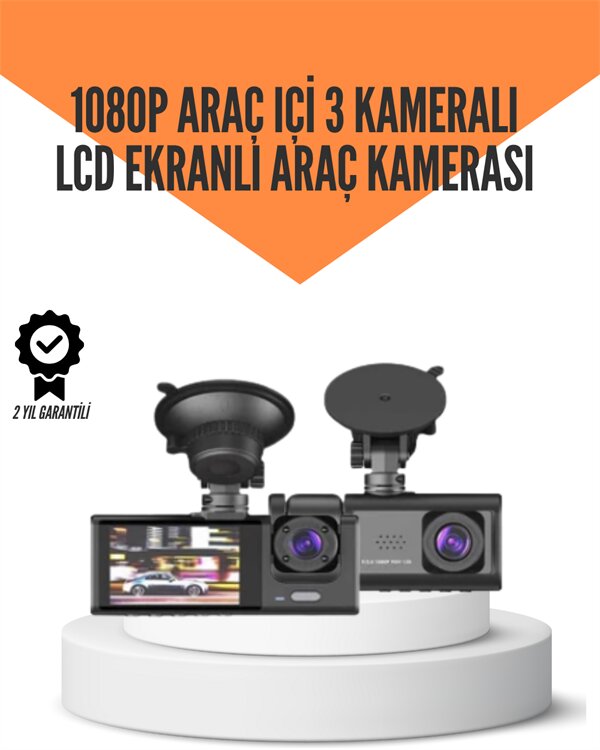 TA-01 LCD Ekranlı Gece Görüşlü Araç Kamerası